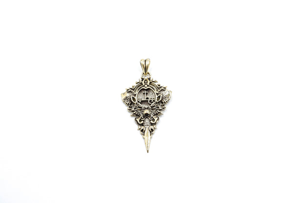 Sigil of Lilith Pendant Key of Solomon Seal kabbalah magic Brass Jewelry