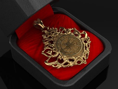 Secret Seal of Solomon Pendant Brass Jewelry