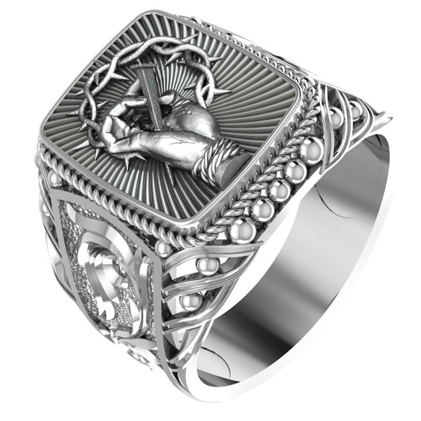 Gothic Jewelry Konov Jewelry Rings Konov Jewelry Mens Cubic