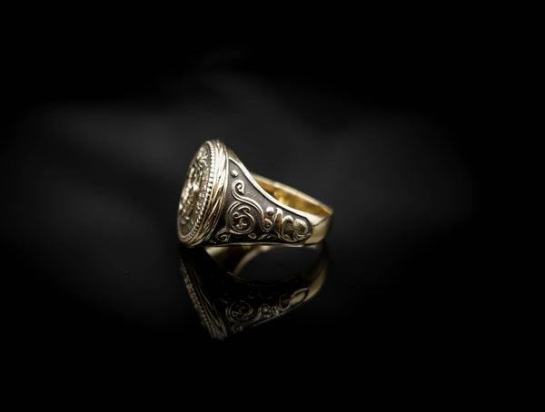 Anubis Ring Ancient Egyptian Brass Jewelry Size 6-15 Br-493