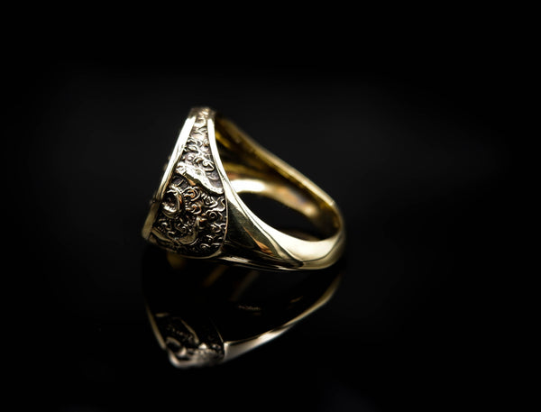 Chinese Fish Ring for Men Women Koi Fish Brass Jewelry Size 6-15 Br-372