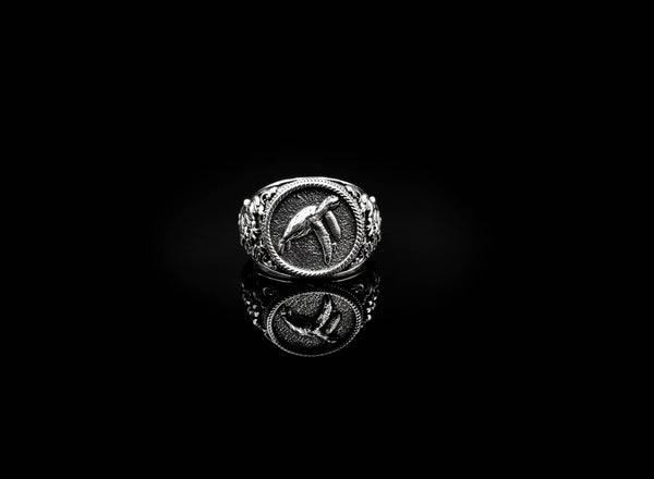 Sea Turtle Rings for Men Women Animal Jewelry 925 Sterling Silver