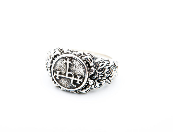 Sigil of Lilith Ring Lesser Key of Solomon Seal kabbalah Magic Jewelry 925 Sterling Silver Size 6-15