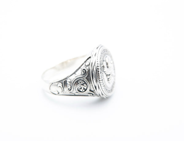 Mens Wing Lion Animal Ring Gothic Biker Winged Lion Jewelry 925 Sterling Silver Size 6-15