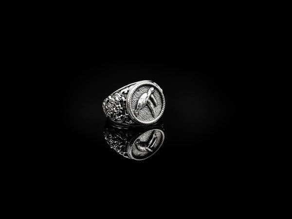 Sea Turtle Rings for Men Women Animal Jewelry 925 Sterling Silver
