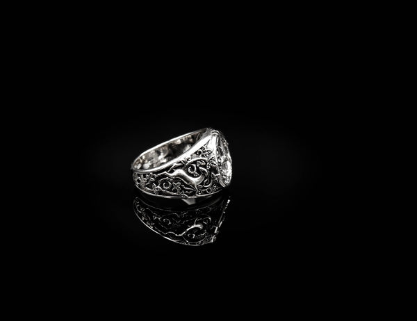 Hummingbird Ring for Men Women Gift for Bird Lover Animal Jewelry 925 Sterling Silver