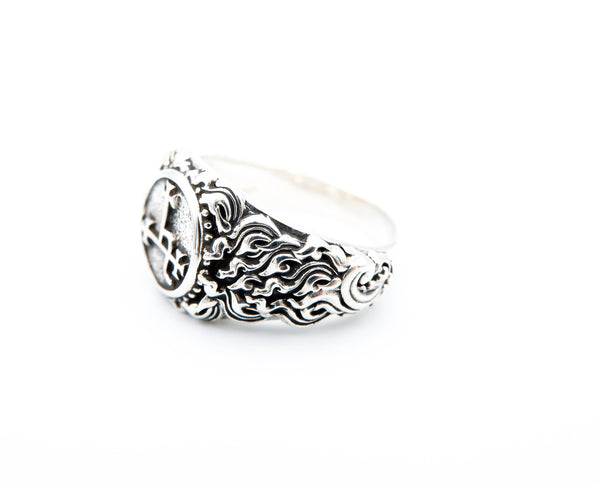 Sigil of Lilith Ring Lesser Key of Solomon Seal kabbalah Magic Jewelry 925 Sterling Silver Size 6-15