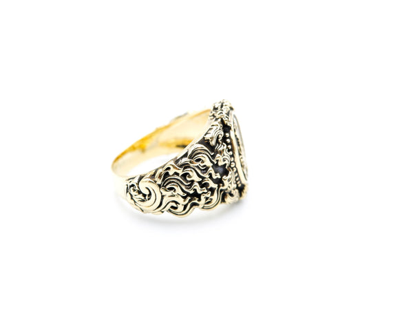 Scorpion Dangerous Animal Biker Ring Gothic Punk Brass Jewelry Size 6-15