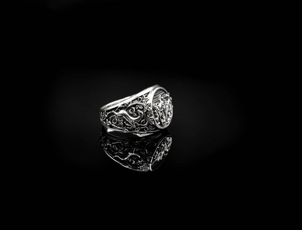Three Archangels Michael Gabriel Raphael Ring Catholic Christian Amulet Jewelry 925 Sterling Silver