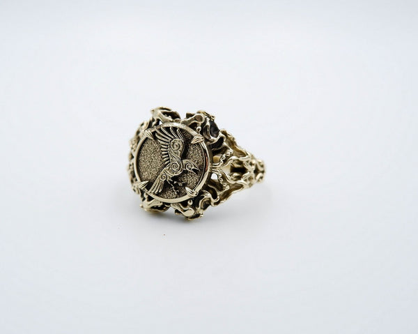 Raven Ring Women Brass Jewelry BR-441