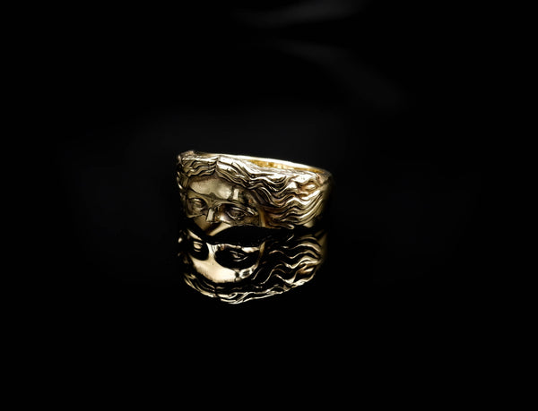 Goddess Venus Ring Ancient Greek Brass Jewelry Size 6-15 Br-427