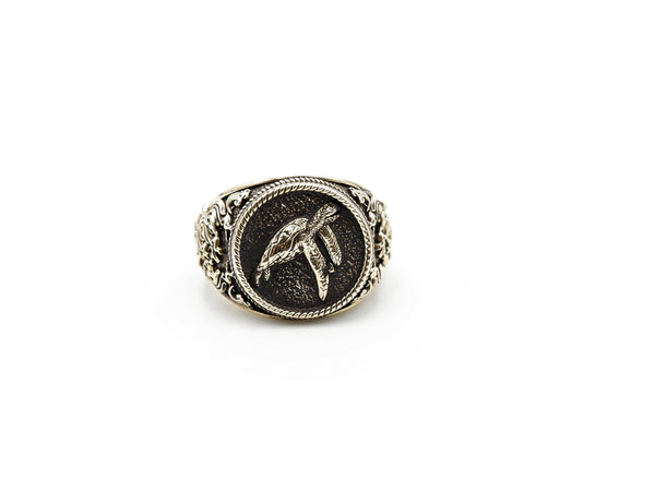 Sea Turtle Rings for Men Women Brass Jewelry Size 6-15
