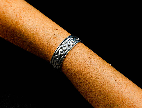 Celtic Knot Ring Men Women Jewelry 925 Sterling Silver Size 6-15