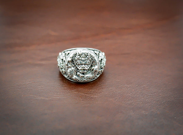 Chinese Dragon Ring for Men Protection Boho Jewelry 925 Sterling Silver Size 6-15