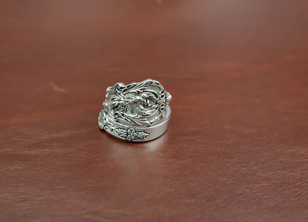 Phoenix Ring for Men Women Animal Bird Jewelry 925 Sterling Silver Size 6-15