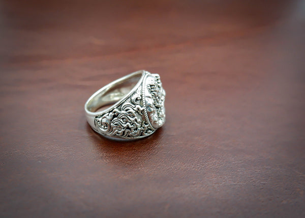 Chinese Dragon Ring for Men Protection Boho Jewelry 925 Sterling Silver Size 6-15