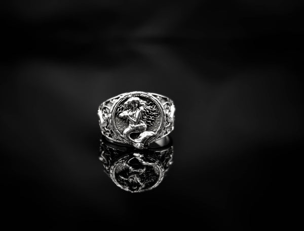 Mermaid Ring Birthday Gifts Jewelry 925 Sterling Silver Size 6-15 R-510