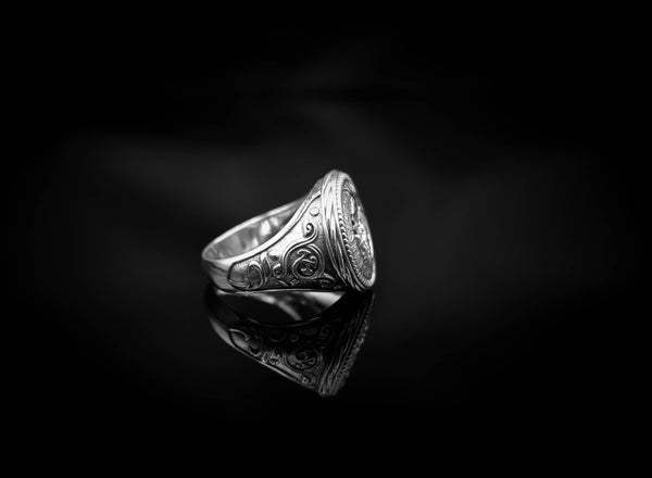 Anubis Ring Ancient Egyptian Jewelry 925 Sterling Silver R-493