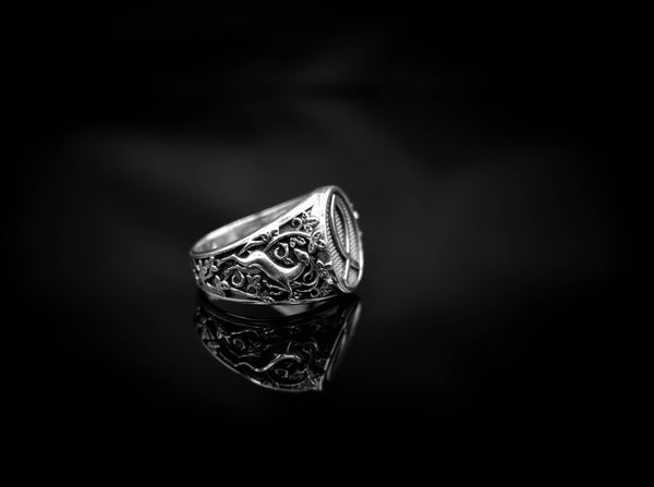 Christian Fish Ring Jesus Jewelry 925 Sterling Silver Size 6-15 R-495