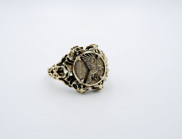 Raven Ring Women Brass Jewelry BR-441