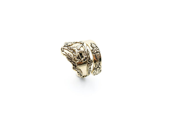 Saint Michael Rings for Men Protection Brass Jewelry Size 6-15