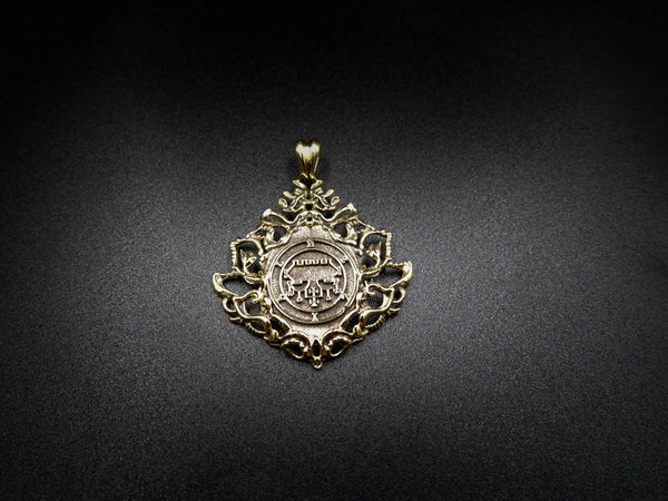 Belial Goetic Seal Lesser Key of King Solomon Pendant Brass Jewelry