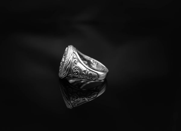 Anubis Ring Ancient Egyptian Jewelry 925 Sterling Silver R-493