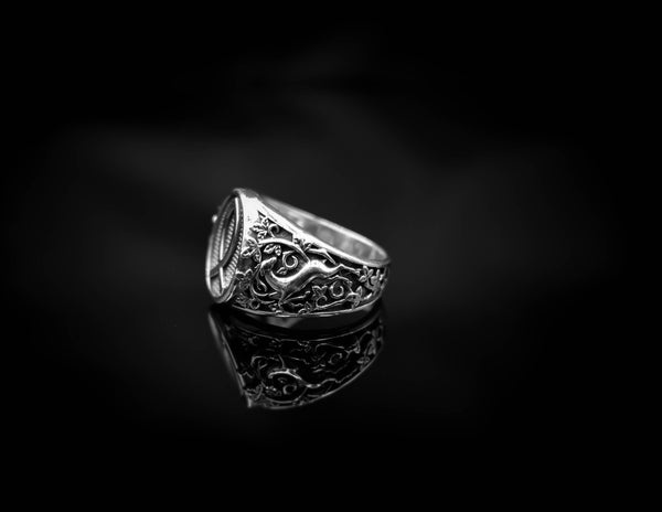 Christian Fish Ring Jesus Jewelry 925 Sterling Silver Size 6-15 R-495