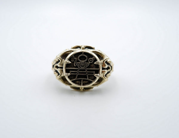 Key of Solomon Ring Women Brass Jewelry Size 6-15 Br-435