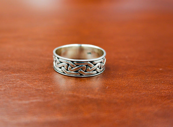 Celtic Knot Ring Men Women Jewelry 925 Sterling Silver Size 6-15