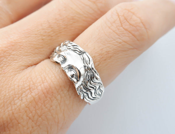 Goddess Venus Ring Ancient Greek Jewelry 925 Sterling Silver R-427