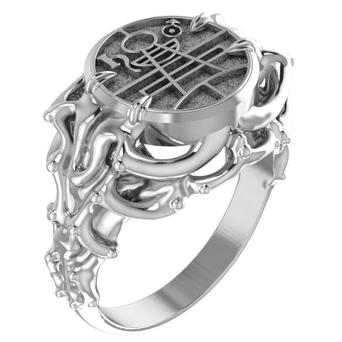 Key of Solomon Ring Women Jewelry 925 Sterling Silver R-435