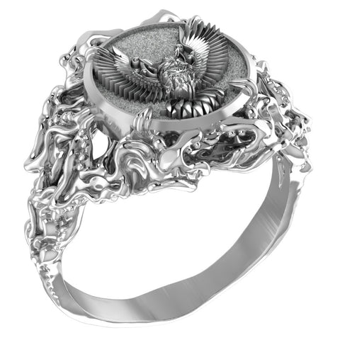 Owl Ring Women Jewelry 925 Sterling Silver R-450