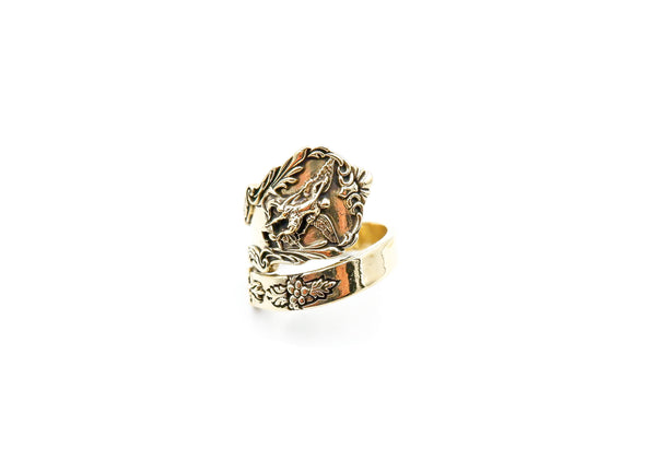 Saint Michael Rings for Men Protection Brass Jewelry Size 6-15