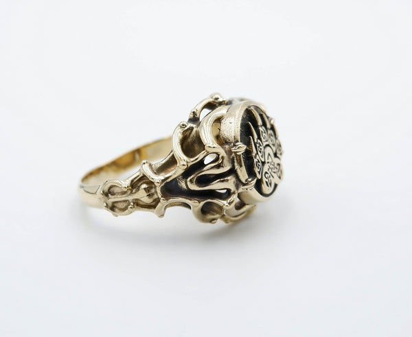 Celtic Bear Paw Ring Women Viking Scandinavian Brass Jewelry Size 5-15 Br-443