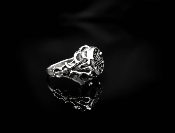 Key of Solomon Ring Women Jewelry 925 Sterling Silver R-435