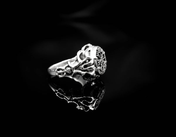 Viking Vegvísir Ring Women Jewelry 925 Sterling Silver R-442