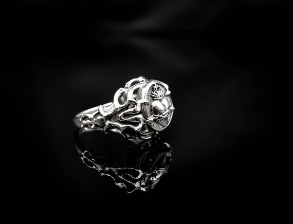 Sacred Heart Ring Women Jewelry 925 Sterling Silver R-448