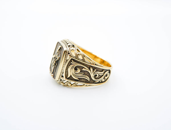 Catholic Signet Saint Paul Ring Brass Jewelry Size 6-15