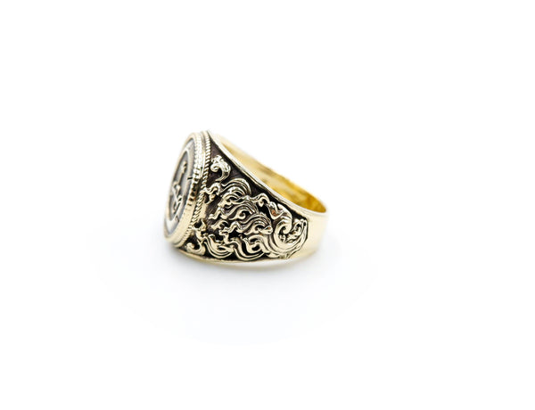 Lilith Sigil Ring for Men Women Amulet Goetia Seal Brass Jewelry Size 6-15