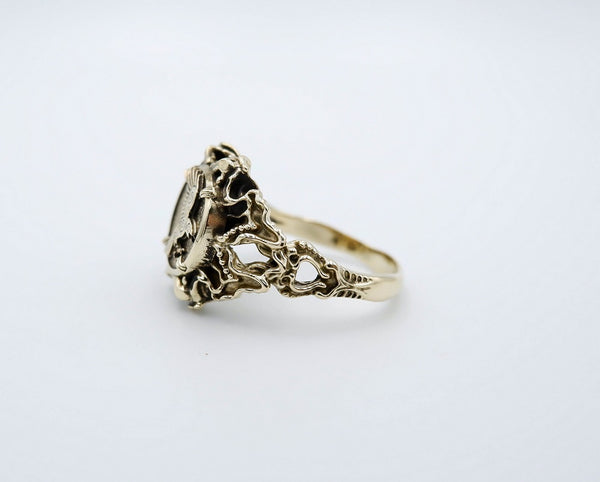 Raven Ring Women Brass Jewelry BR-441