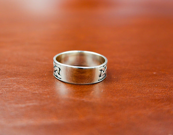 Celtic Knot Ring Men Women Jewelry 925 Sterling Silver Size 6-15