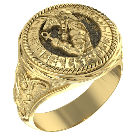 Anubis Ring Ancient Egyptian Brass Jewelry Size 6-15 Br-493
