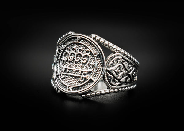 Seal of Paimon Sigil Ring 925 Sterling Silver Size 6-15