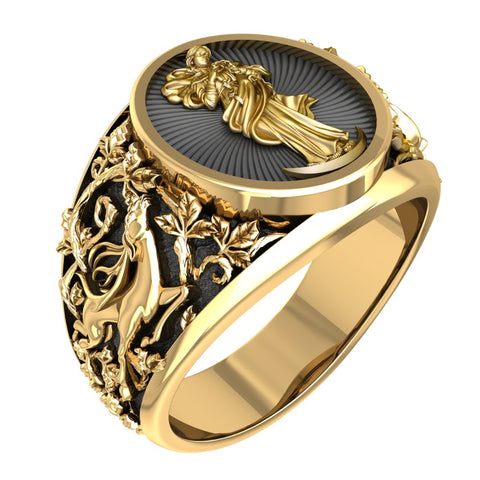 Catholic Virgin Mary Ring for Mens Women Brass Jewelry Size 6-15 BR-118