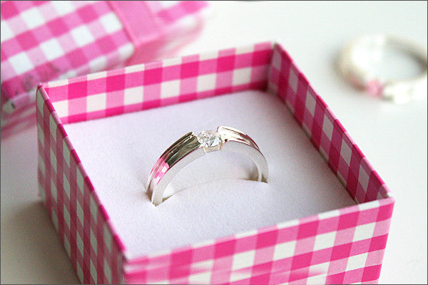 Quartz Ring - Stone Ring- Gemstone Ring - Statement Ring - Natural Stone Jewelry - 925 Sterling Silver Ring - Engraved Inside Ring  (R91)