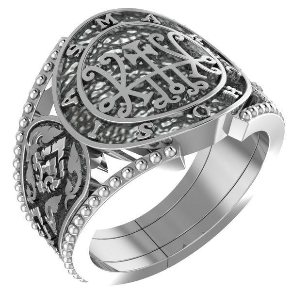 Seal Sigil of Marchosia Ring Lesser Key of Solomon Ring 925 Sterling Silver Size 6-15