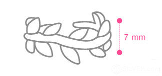 Leaf ring in sterling silver, Leaf Ring, Olive Branch Ring, 925 Sterling Silver-White gold plate-gold plate-Pink gold plate(R-93)