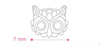 Owl Earrings  - 925 Sterling Silver - Silver  earrings -  Love earrings Gift Idea Rocker Gothic Woman Jewelry (E-31)