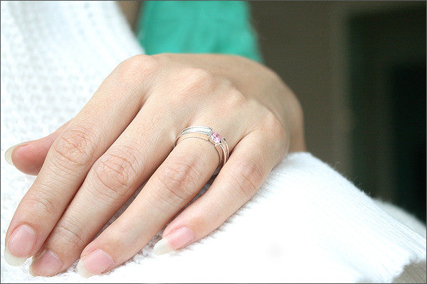 Quartz Ring - Stone Ring- Gemstone Ring - Statement Ring - Natural Stone Jewelry - 925 Sterling Silver Ring - Engraved Inside Ring  (R91)